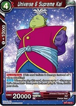 Universe 6 Supreme Kai (BT1-022C) Dragon Ball Super