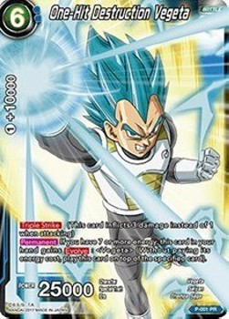 One-Hit Destruction Vegeta (Foil)(P-001PR) Dragon Ball Super