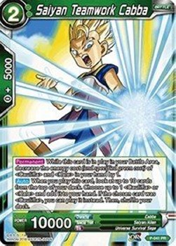 Saiyan Teamwork Cabba (Foil)(P-041PR) Dragon Ball Super