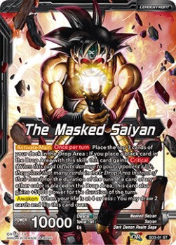 The Masked Saiyan/Bardock, Unbound by Darkness SD3-01ST Dragon Ball Super (Foil)