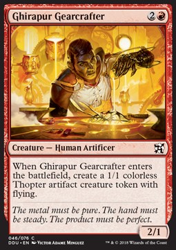 Duel Decks: Elves VS. Inventors 046/076 Ghirapur Gearcrafter