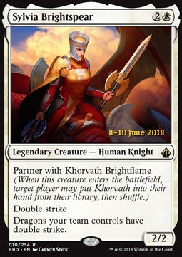 Battlebond 010/254 Sylvia Brightspear (Date Stamped Foil)