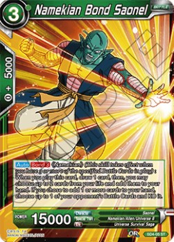 Namekian Bond Saonel (SD4-05ST) Dragon Ball Super