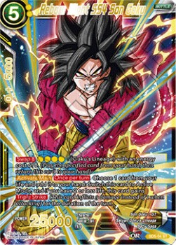 Reborn Might SS4 Son Goku (SD5-04ST) Dragon Ball Super