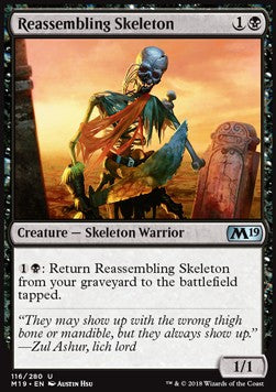 Core Set 2019 116/280 Reassembling Skeleton (Foil)