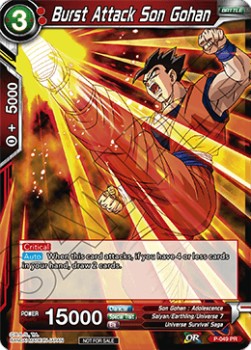 Burst Attack Son Gohan (Foil) (P-049PR) Dragon Ball Super