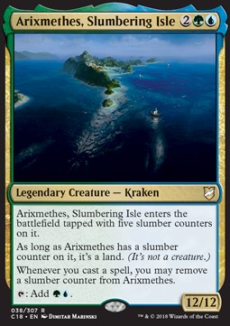 Commander 2018 038/307 Arixmethes, Slumbering Isle