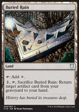 Commander 2018 239/307 Buried Ruin