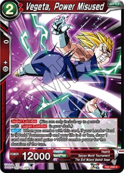 Vegeta, Power Misused (TB2-006C) Dragon Ball Super