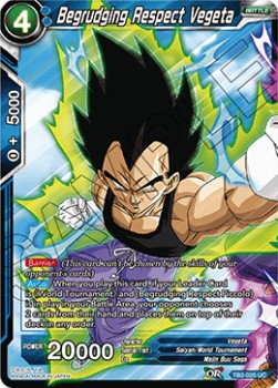 Begrudging Respect Vegeta (TB2-025UC) Dragon Ball Super