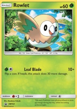 Sun & Moon Promo SM153 Rowlet (Cosmos Holo)