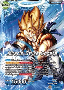 Son Goku & Vegeta/Miracle Strike Gogeta (Foil)(P-069PR) Dragon Ball Super