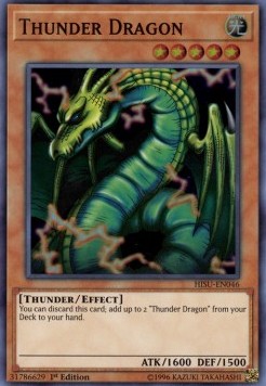 Thunder Dragon (Super Rare)(HISU-EN046)