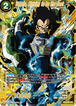 Vegeta, Striving to be the Best (Foil)(TB3-051FR) Dragon Ball Super