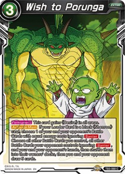 Wish to Porunga (TB3-068C) Dragon Ball Super