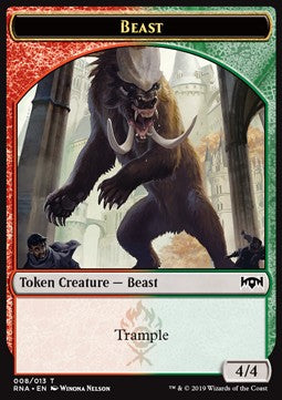 Beast 008/013 Ravnica Allegiance Token