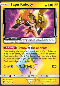 Team Up 051/181 Tapu Koko (Holo)