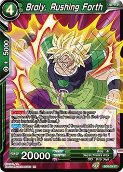 Broly, Rushing Forth (Foil)(SD8-03ST) Dragon Ball Super