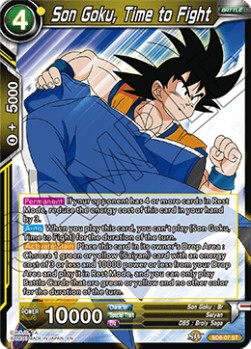 Son Goku, Time to Fight (SD8-07ST) Dragon Ball Super