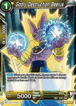 Godly Destruction Beerus (Foil)(SD8-10ST) Dragon Ball Super