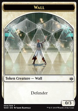 Wall Token 004/019 War of the Spark Token