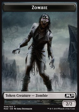 Zombie 006/012 Core Set 2020 Token