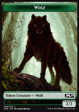 Wolf 008/012 Core Set 2020 Token