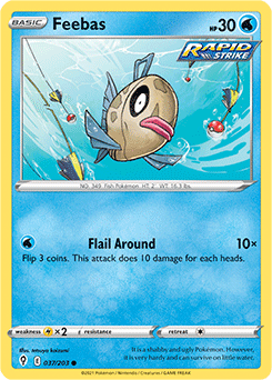 Evolving Skies 037/203 Feebas (Reverse Holo)