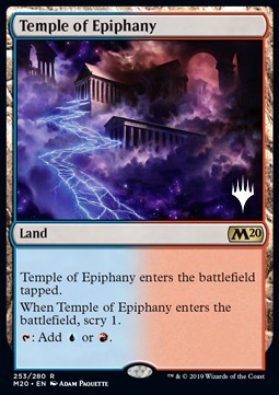 Core Set 2020 253/280 Temple of Epiphany (Silver Stamped)