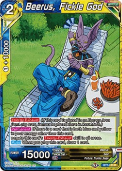 Beerus, Fickle God BT7-120R Dragon Ball Super (Holo)