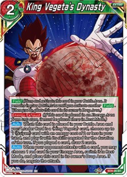 King Vegeta's Dynasty (SD9-05ST) Dragon Ball Super