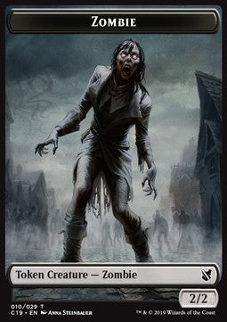 Zombie 010/029 Zombie 011/029 Commander 2019 Token