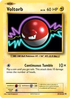 Evolutions 039/108 Voltorb (Reverse Holo)