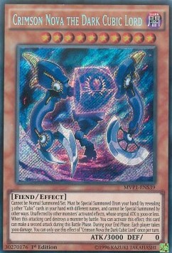 Crimson Nova the Dark Cubic Lord (Prismatic Secret Rare)(MVPI-ENS39)