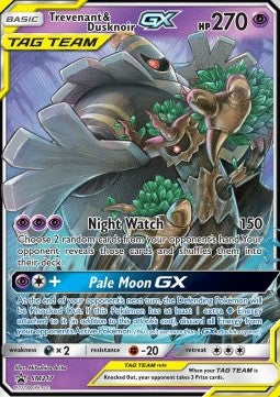 Sun & Moon Promo SM217 Trevenant & Dusknoir GX