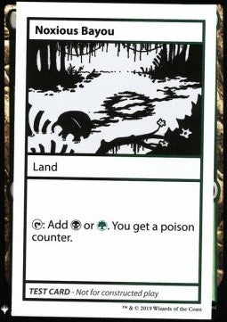 MTG Mystery Booster Playtest Card Noxious Bayou