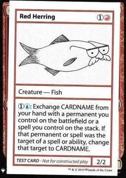 MTG Mystery Booster Playtest Card Red Herring