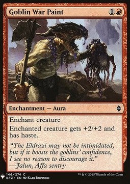 The List - Battle for Zendikar 146/274 Goblin War Paint