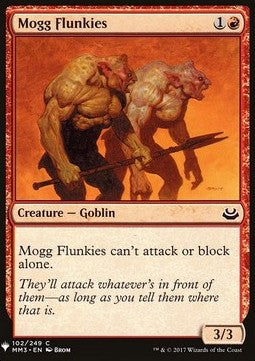 The List - Modern Masters 2017 102/249 Mogg Flunkies