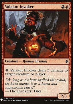 The List - Battle for Zendikar 159/274 Valakut Invoker