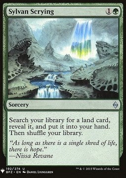 The List - Battle for Zendikar 192/274 Sylvan Scrying