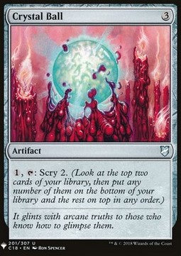 The List - Commander 2018 201/307 Crystal Ball