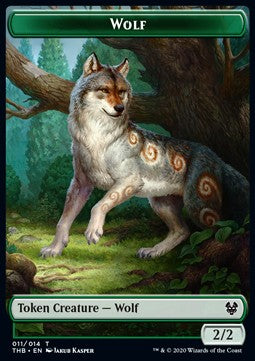 Wolf 011/014 Theros Beyond Death Token