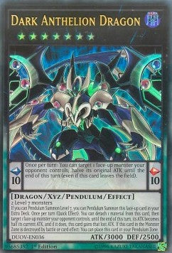 Dark Anthelion Dragon (Ultra Rare)(DUOV-EN036)