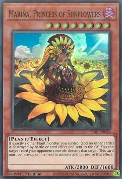 Marina, Princess of Sunflowers (Super Rare)(SESL-EN05)