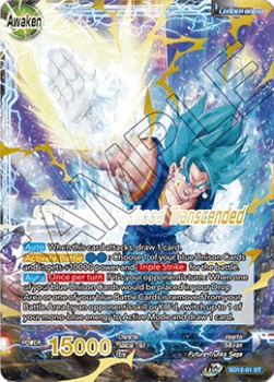 Vegito/SSB Vegito Godhood Transcended (Foil)(SD12-01ST) Dragon Ball Super