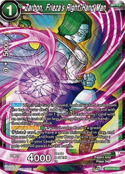 Zarbon, Frieza's Right-Hand Man (SD13-04ST) Dragon Ball Super