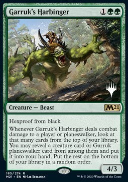 Core Set 2021 185/274 Garruk's Harbringer (Silver Stamped)