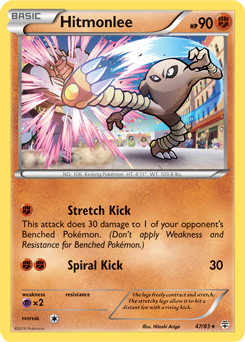 Generations 47/83 Hitmonlee (Reverse Holo)