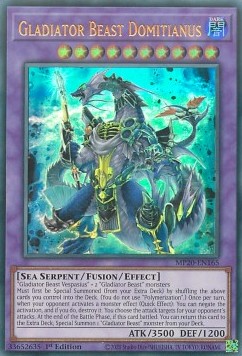 Gladiator Beast Domitianus (Ultra Rare)(MP20-EN165)